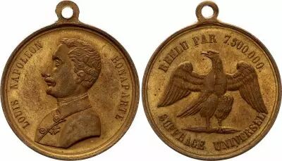 Francia Louis Napol�on Bonaparte - R��lu par 7500000 suffrage universel