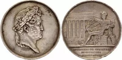Francia Louis-Philippe - Assurances Courtiers - 1833 - Silver