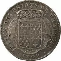 Francia Louis XIV - Jeton Argent, Etats de Bretagne - 1709 Saint Brieuc