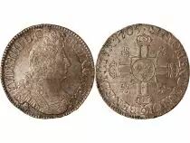 Francia Louis XIV - Silver Ecu with 8 L - 1705 9 Rennes
