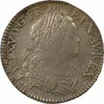 Francia Louis XV - Ecu Argent, de Navarre - 1718 B Rouen
