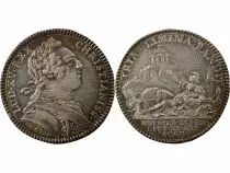 Francia Louis XV - Jeton Argent, Acad&eacute;mie Royale de Rouen
