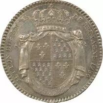 Francia Louis XV - Jeton Argent, Etats de Bretagne - 1786 Rennes
