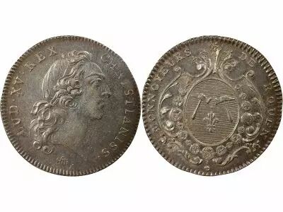 Francia Louis XV - Jeton Argent, Monnayeurs de Rouen