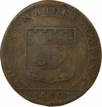 Francia Maire de Nantes, Jacques Fr&eacute;mont - Jeton Cuivre - 1680