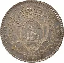 Francia Maire de Nantes, Ren&eacute; Darquistade - Jeton Argent - 1743