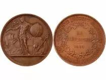 Francia Maritime Insurance, Le Meridien - Copper Medal 1869