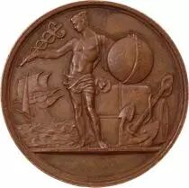 Francia Maritime Insurance, Le Meridien - Copper Medal 1869