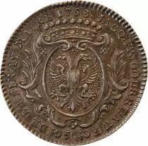 Francia Mayors of Angers, Jacques-Fran&ccedil;ois Gourreau - Silver Token - 1758