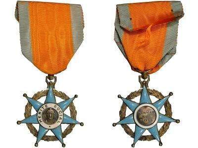 Francia Medal - Order of Social Merit - Knight - Department of Labor