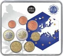 Francia Miniset Monnaie de Paris - 20 years of Euro 2002-2022 - 8 coins - BU