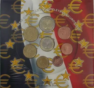 Francia Monnaie de Paris BU Set 2004
