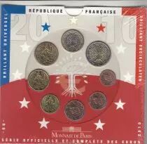 Francia Monnaie de Paris BU Set 2010 -  8 coins