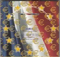 Francia Monnaie de Paris BU Set year 2003 - 8 coins in euros - open and used
