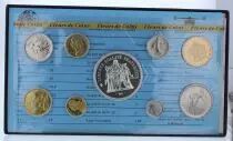Francia Monnaie de Paris Uncirculated set - 9 coins - 1978