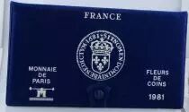 Francia Monnaie de Paris Uncirculated set 1981