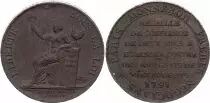 Francia Monneron 2 sols Liberty - 1791 A Paris - French Revolution