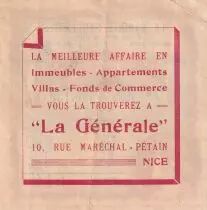 Francia National lotery - La banque Saucli&egrave;res - 1934