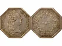 Francia Navy - Silver Token, Invalids of the Navy - 1773