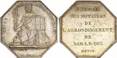 Francia Notaires  - Bar le Duc - ND (1845-1860) - Silver