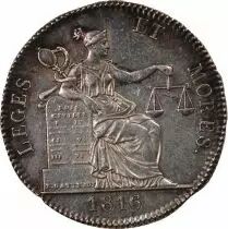 Francia Notaires, Amiens - Silver Token - 1816