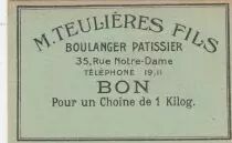 Francia Paris - Bon pour un Choine de 1 kilo. - XF
