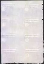 Francia Project of 50F sheet of 8 not issued