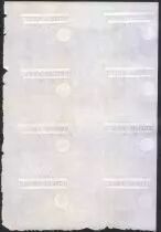 Francia Project of 50F sheet of 8 not issued