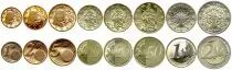 Francia Proof set 8 coins in euros - 2011 - proof