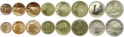 Francia Proof set 8 coins in euros - 2015 - proof