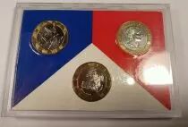 Francia Proof Set of 3 coins x 10 Francs - Monaco and France - BIMETAL