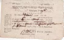 Francia Section Arm&eacute;e de la Croix Rouge - 05-03-1793