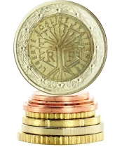 Francia S&eacute;rie Euros FRANCE - 1 centime &agrave; 2 euros - 2000