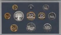 Francia Set in Proof condition 1998 - 10 coins - 1 centime to 100 francs