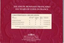 Francia Set of 3 French 5-franc coins - 2000 Years of French Coins - 2000 - Volume I