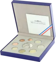 Francia Set of 9 Coins - 2011 - Proof
