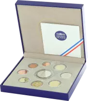 Francia Set of 9 Coins - 2014 - Proof