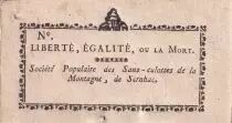 Francia Soci�t� des sans culottes - Gard - Sernhac - 1792 - VF