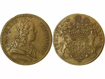 Francia States of Artois, Louis XV - Brass Token - Issue of 1724