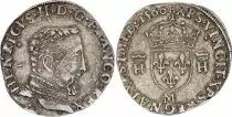 Francia Teston Fran�ois II with name of Henri II - 1st type - 1560 - M Toulouse - Argent