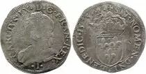 Francia Teston Henri III  with portrait of Charles IX - 1575 I limoges  - Silver  - 11 nd type ?  - G to F