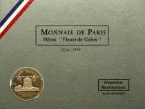 Francia Uncirculated set 1969 Monnaie de Paris -  8 coins