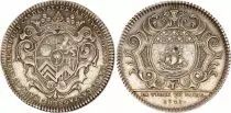 Francia Ville de Paris - Pierre-Antoine de Castagn&egrave;re - 1723 - Silver