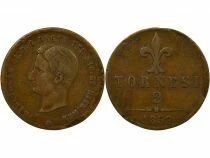 Francis II - 2 Tornesi - 1859