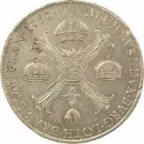 Francis II - Silver Thaler, with Crowns - 1793 Milan