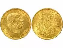 Francis Joseph I - 10 Gold Corona, Restrike - 1912 Vienna