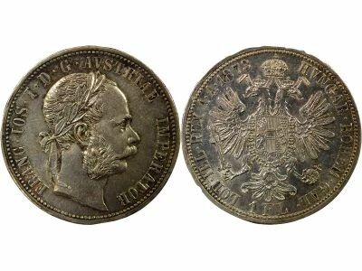 Francis Joseph I - Silver Florin - 1873 Vienna