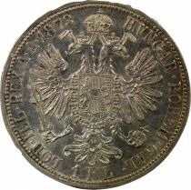 Francis Joseph I - Silver Florin - 1873 Vienna