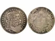 Francis Joseph I - Silver Forint - 1869 GY F Alba Iulia