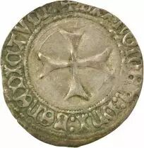 Fran&ccedil;ois II - Blanc with Shield - 1458 / 1488 n Nantes